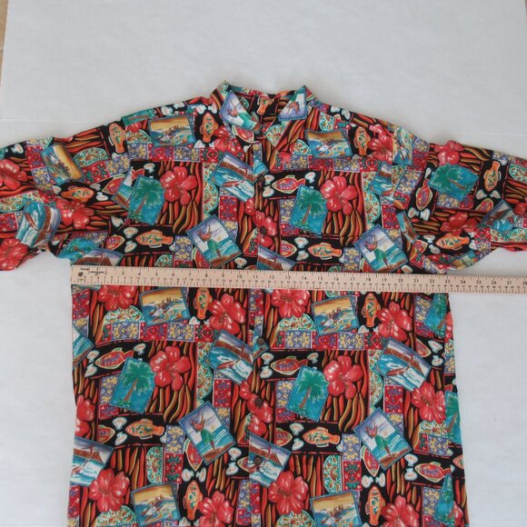 NEW REYN SPOONER HAWAIIAN SHIRT LIMITED EDITION Size L BUTTON UP SHIRT MULTICOLO - Picture 5 of 9